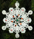 jeweled lace snowflake