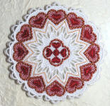 Freestanding Lace Small  Heart Doily